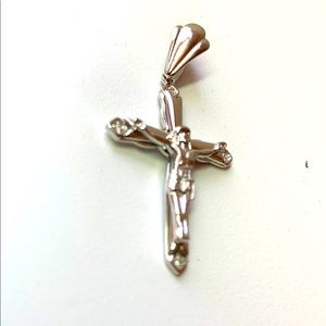 Real silver 925 Small Sterling Silver Cross Pendant